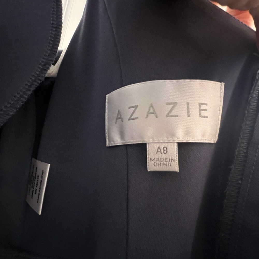 Azazie Deandra Dress in color Stormy